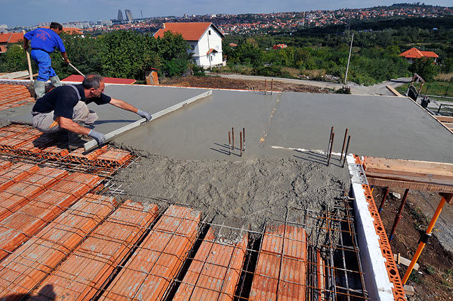 Перекрытия зданий - характеристики бетона